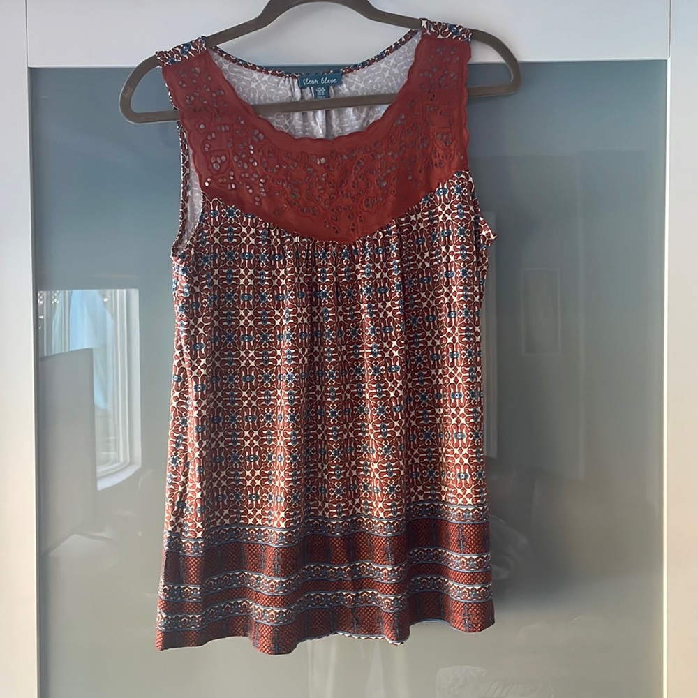 cute boho sleeveless top